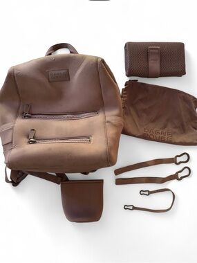 Dagne Dover Indi Neoprene Diaper Backpack in Dune